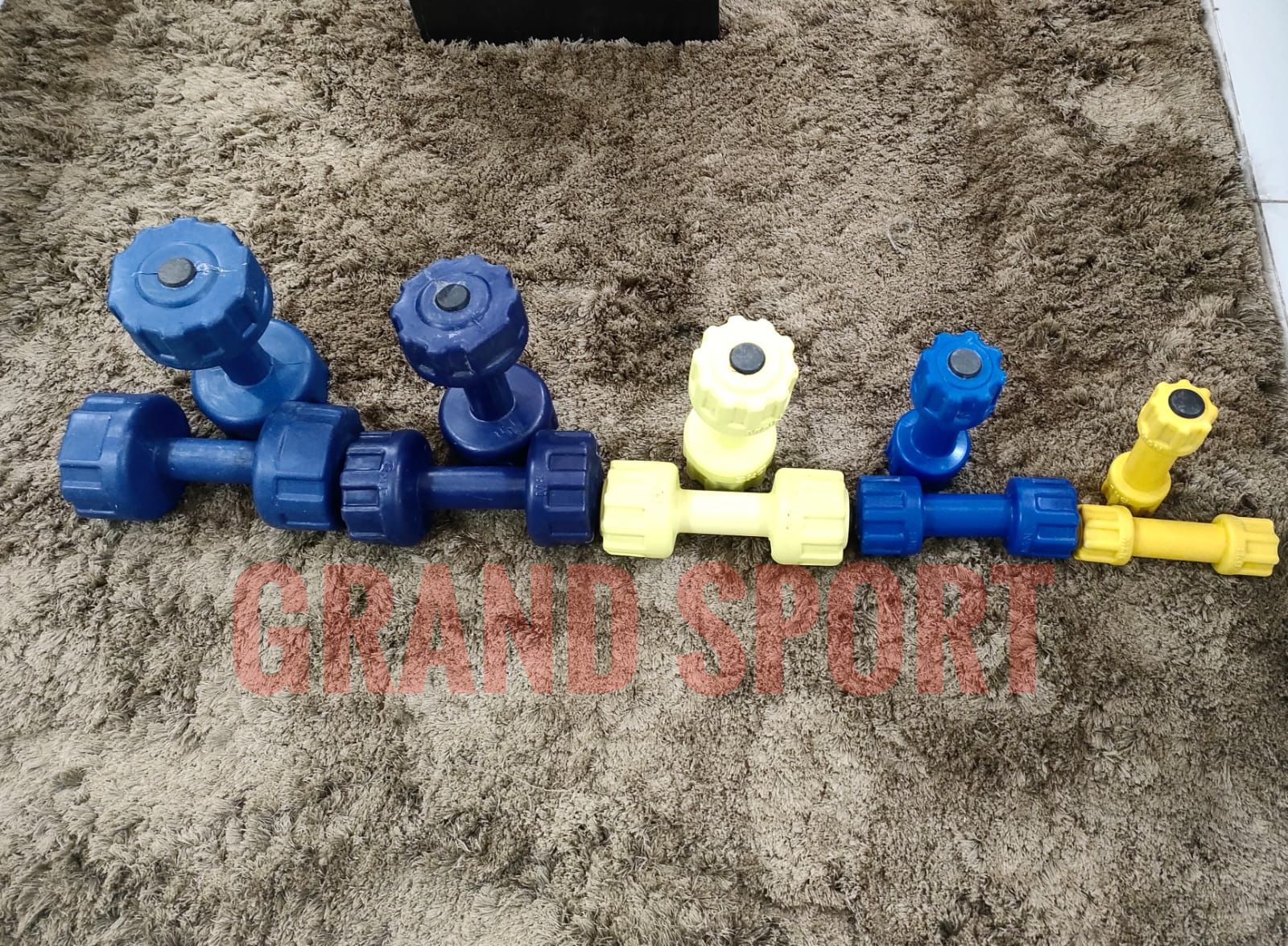 طقم دامبلز بلاستيك