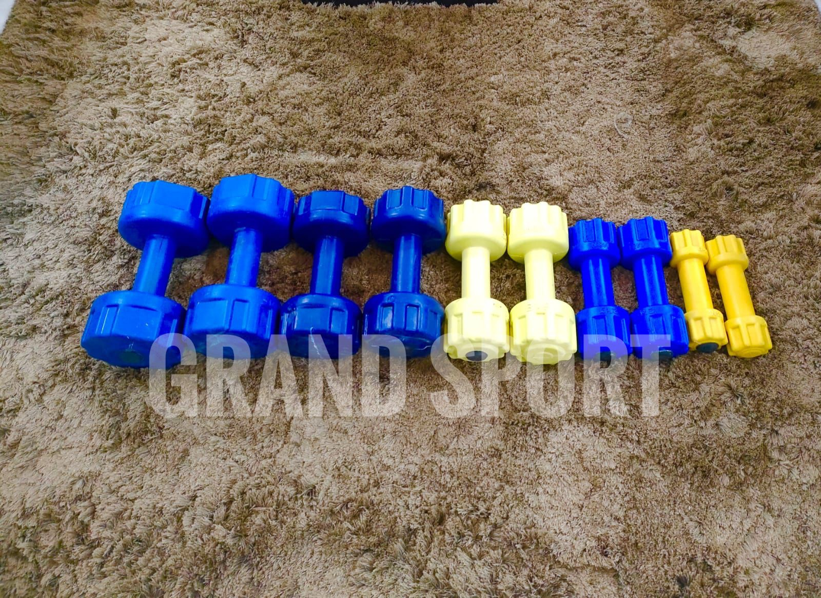 طقم دامبلز بلاستيك